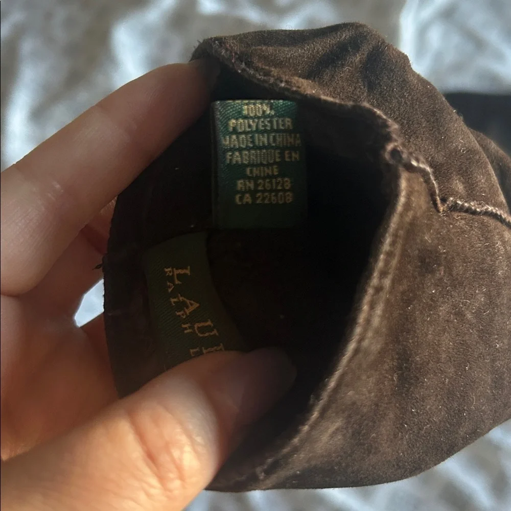 Lauren Ralph Lauren Dark Brown Gloves - XL